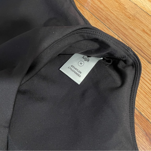 Iuga Black Workout Dress with Built-in-Shorts - Size M - Picture 6 of 6